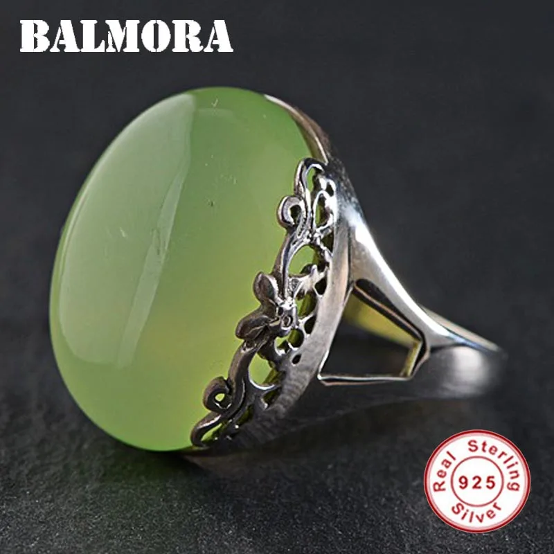 BALMORA 925 Sterling Silver Luxury Rings for Women Mother Party Gift Green Stone Ring Vintage Fashion Jewelry Bijoux MN20626
BALMORA 925 Sterling Silver Luxury Rings for Women Mother Party Gift Green Stone Ring Vintage Fashion Jewelry Bijoux MN20626