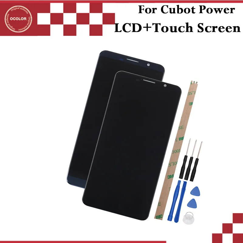 ocolor For Cubot Power LCD Display and Touch Screen 5.99 inch Mobile Phone Accessories For Cubot Power With Tools And Adhesive
ocolor For Cubot Power LCD Display and Touch Screen 5.99 inch Mobile Phone Accessories For Cubot Power With Tools And Adhesive