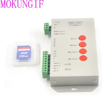 T1000S LED RGB Full Color Programmable Pixel Controller With SD Card DC5V DC 7.5V 24V For WS2811 2801 LPD8806 6803 1903
T1000S LED RGB Full Color Programmable Pixel Controller With SD Card DC5V DC 7.5V 24V For WS2811 2801 LPD8806 6803 1903