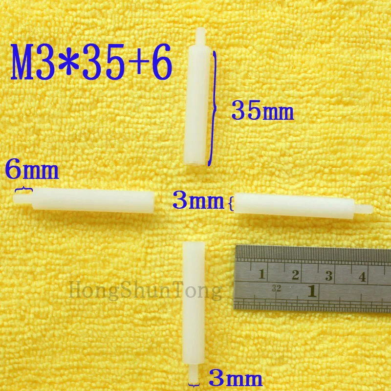 1Pcs M3*35+6 White Nylon Standoff Spacer Standard M3 Male-Female 35mm Standoff Kit Repair Set High Quality
1Pcs M3*35+6 White Nylon Standoff Spacer Standard M3 Male-Female 35mm Standoff Kit Repair Set High Quality