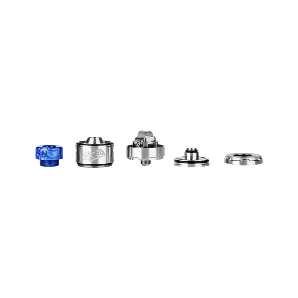 Newest Original Wotofo Profile Unity RTA Tank with 3pcs glass tube 10pcs cotton 0.18ohm A1 Mesh E Cigarette Vaporizer for 510 (15)