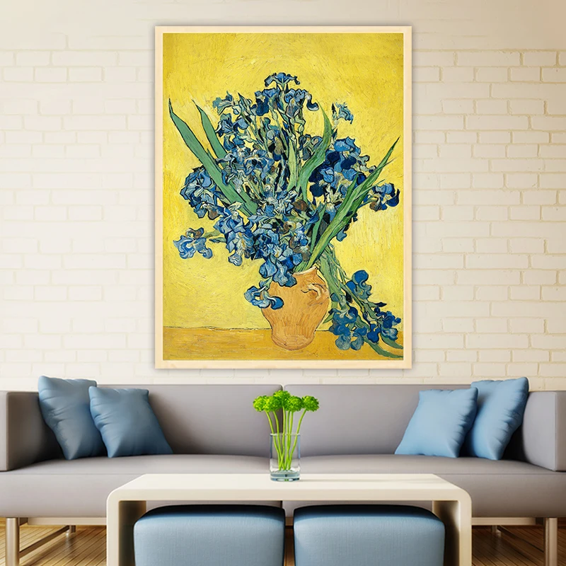 Van Gogh vase with violet irises against a yellow backgrounddiy painting by numbers art paint decorative landscape adult oil
Van Gogh vase with violet irises against a yellow backgrounddiy painting by numbers art paint decorative landscape adult oil
