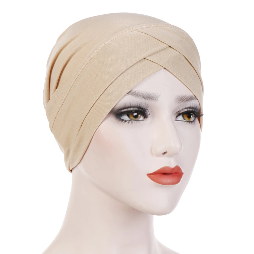 Casual Hair Accessories Muslim Turban Gift Elegant Cross Forehead Women Hats Portable Fashion Solid Cover Elastic Cloth Home
Casual Hair Accessories Muslim Turban Gift Elegant Cross Forehead Women Hats Portable Fashion Solid Cover Elastic Cloth Home