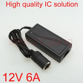 100pcs High quality 12V 6A Car cigarette lighter Power AC Converter / adapter for Air pump /Vacuum cleaner DC12V 6A Power supply
100pcs High quality 12V 6A Car cigarette lighter Power AC Converter / adapter for Air pump /Vacuum cleaner DC12V 6A Power supply