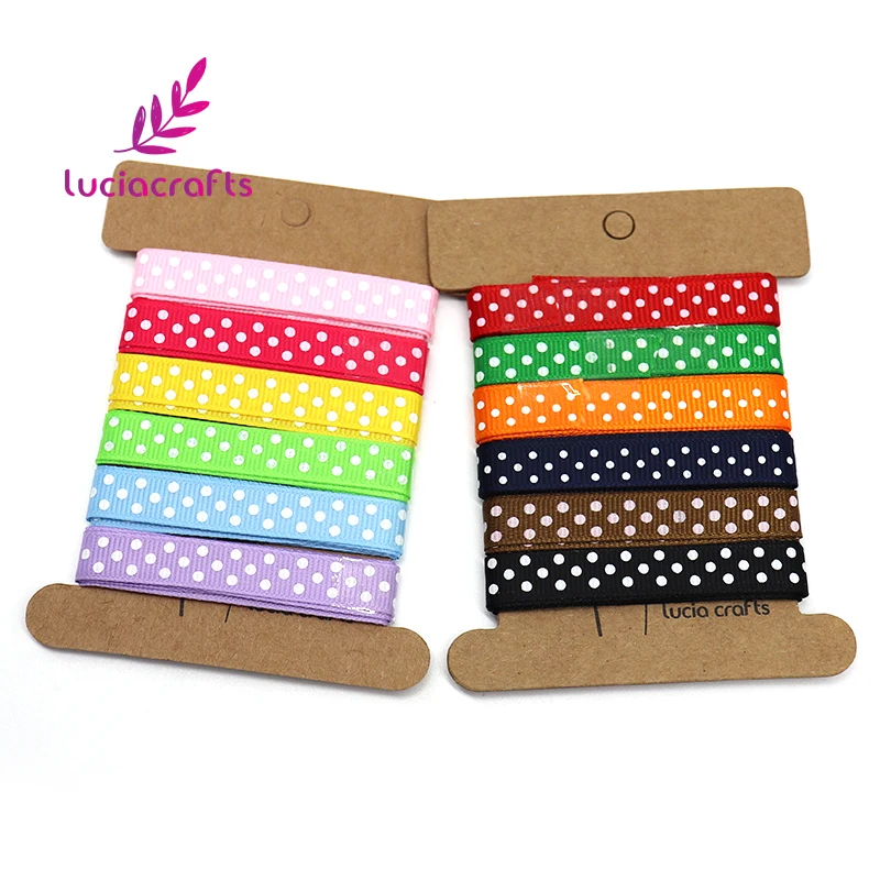 Lucia crafts 6y/card 10mm Polka Dots Grosgrain Ribbons DIY Hairbow DIY Trim Sewing Ribbon Wrapping Gifts Accessories R0308
Lucia crafts 6y/card 10mm Polka Dots Grosgrain Ribbons DIY Hairbow DIY Trim Sewing Ribbon Wrapping Gifts Accessories R0308