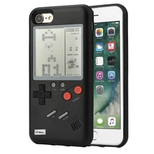 Khisol Retro GB Gameboy Tetris Phone Cases for iPhone 6 6S 7 8 Plus Soft PC Silicone Phone Case Game Console Cover For Iphone X(China)