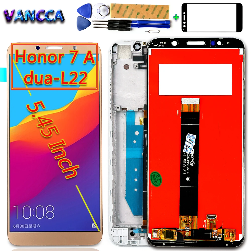 Vancca 5.45 inch LCD Display For Huawei Honor 7S 1440*720 Touch Screen Digitizer Assembly Honor 7A DUA-AL00 Frame Free Glassfilm
Vancca 5.45 inch LCD Display For Huawei Honor 7S 1440*720 Touch Screen Digitizer Assembly Honor 7A DUA-AL00 Frame Free Glassfilm