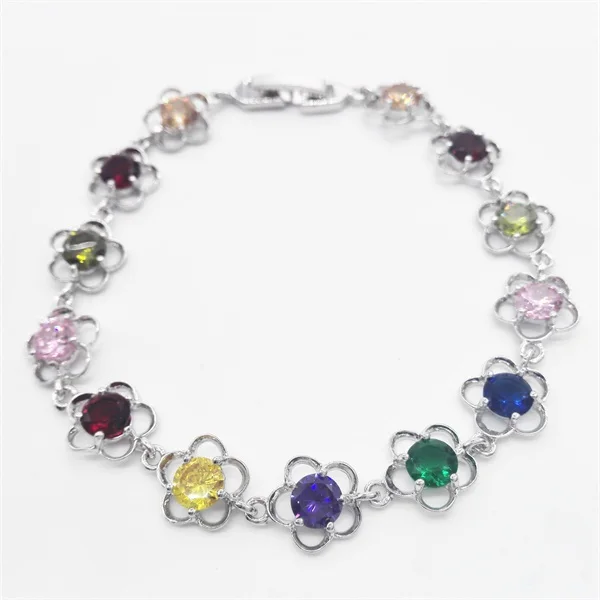 AAA Multicolor Oval Cubic Zirconia Charm Bracelet white white Gold color Colorful Zircon Strand Bracelets
AAA Multicolor Oval Cubic Zirconia Charm Bracelet white white Gold color Colorful Zircon Strand Bracelets
