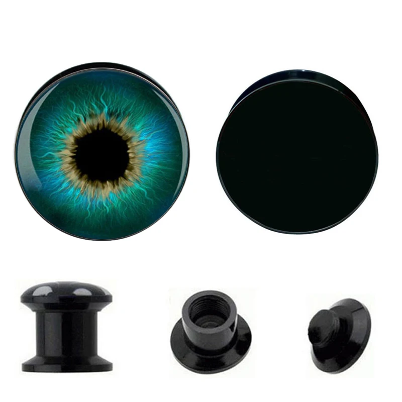 1 Pair Black Acrylic Gree Eye Logo Ear Plugs Flesh Tunnels Ear Gauge Stretcher Expander 6-25mm Piercing Body Jewelry
1 Pair Black Acrylic Gree Eye Logo Ear Plugs Flesh Tunnels Ear Gauge Stretcher Expander 6-25mm Piercing Body Jewelry