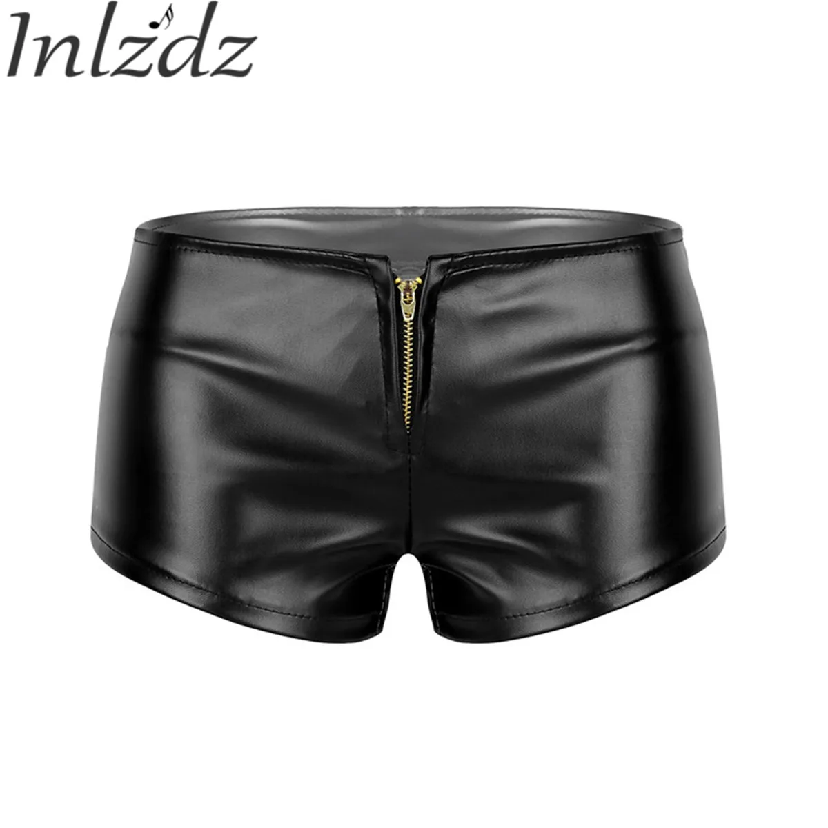 Women DancewearWet Look Faux Leather Front Zipper Shorts Low Waisted Mini Hot Shorts for Pole Dance Wear Clubwear Rave Clothes
Women DancewearWet Look Faux Leather Front Zipper Shorts Low Waisted Mini Hot Shorts for Pole Dance Wear Clubwear Rave Clothes