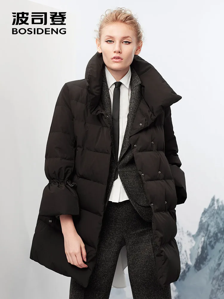 BOSIDENG women long down coat 90% white goose down jacket double breasted high street skirt bottom LADY of Quality B70143034
BOSIDENG women long down coat 90% white goose down jacket double breasted high street skirt bottom LADY of Quality B70143034