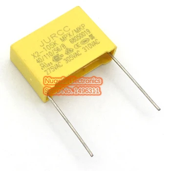 10pcs capacitor X2 capacitor 275VAC Pitch 22.5mm X2 Polypropylene film capacitor 1uF
10pcs capacitor X2 capacitor 275VAC Pitch 22.5mm X2 Polypropylene film capacitor 1uF