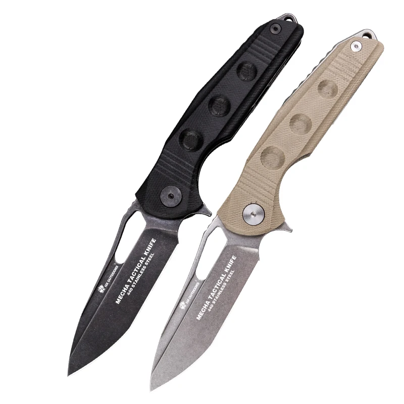 Hx Outoors Mechanical knife Folding Knives ,440C Blade,G10 Handle, Tactical Camping tool Survival Hunting Knife,Dropshipping
Hx Outoors Mechanical knife Folding Knives ,440C Blade,G10 Handle, Tactical Camping tool Survival Hunting Knife,Dropshipping
