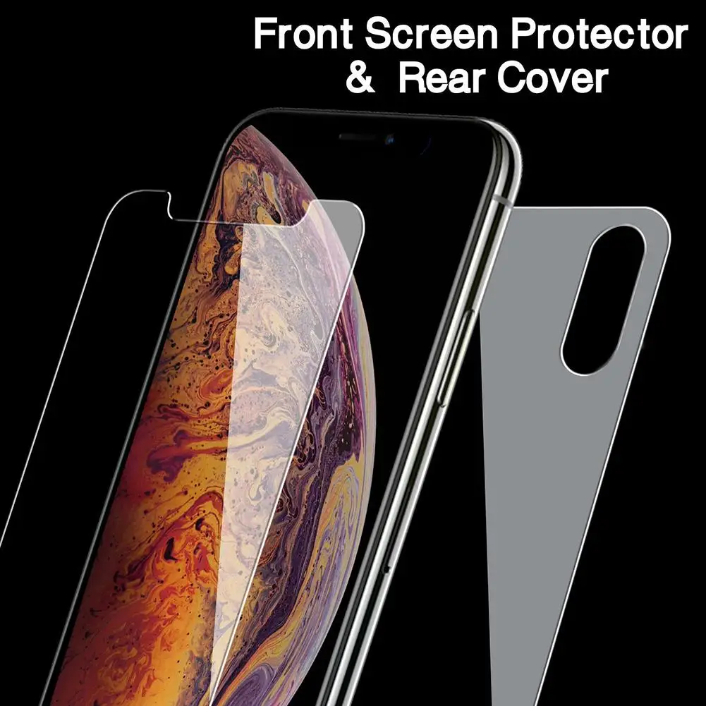 9H Tempered Glass Front Screen Protector Rear Cover for Apple iPhone XS Max XR X Tempered Glass Front Screen Protector
9H Tempered Glass Front Screen Protector Rear Cover for Apple iPhone XS Max XR X Tempered Glass Front Screen Protector