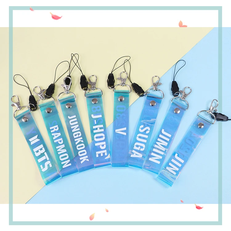 KPOP Spring Album Transparent Laser Lanyard Name Cute Keyring Keychain Cellphone Backpack Pendant
KPOP Spring Album Transparent Laser Lanyard Name Cute Keyring Keychain Cellphone Backpack Pendant