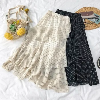 NEW High Waist A Line Mid-Calf Skirt Floral Polka Dot Print Ruffles Skirt Sexy Streetwear Korean Fashion Cute Kawaii Faldas
NEW High Waist A Line Mid-Calf Skirt Floral Polka Dot Print Ruffles Skirt Sexy Streetwear Korean Fashion Cute Kawaii Faldas