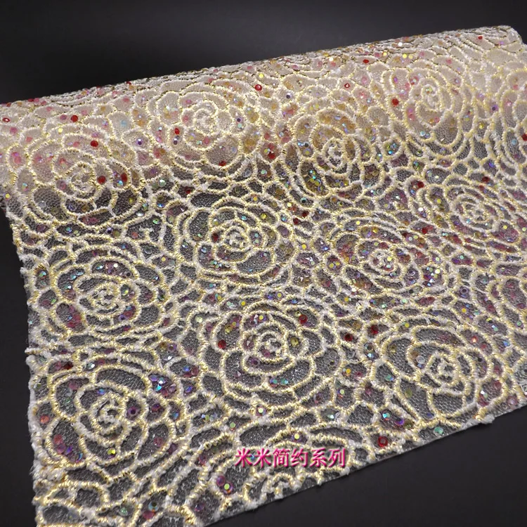 NEW ARRIVAL Rhinestone Mesh Roll 23x45cm/sheet,ab Rhinestone Gold Thread Embroidered Lace Applique trim
NEW ARRIVAL Rhinestone Mesh Roll 23x45cm/sheet,ab Rhinestone Gold Thread Embroidered Lace Applique trim