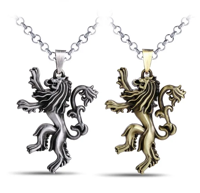 Game of Thrones House Lannister of Casterly Rock Keychains Necklace Lion Symbol Badge Figures Keyring Toys Gifts SA1880
Game of Thrones House Lannister of Casterly Rock Keychains Necklace Lion Symbol Badge Figures Keyring Toys Gifts SA1880