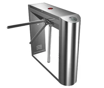 Automatic tripod turnstile with built-in electronics and 2 readers remote control panel for access control system
Automatic tripod turnstile with built-in electronics and 2 readers remote control panel for access control system
