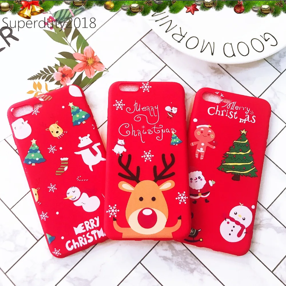 Phone Case For iPhone 6 6s 7 8 Plus Cute Cartoon Christmas Santa Claus Elk Soft TPU For iPhone 5 5S SE Cover
Phone Case For iPhone 6 6s 7 8 Plus Cute Cartoon Christmas Santa Claus Elk Soft TPU For iPhone 5 5S SE Cover