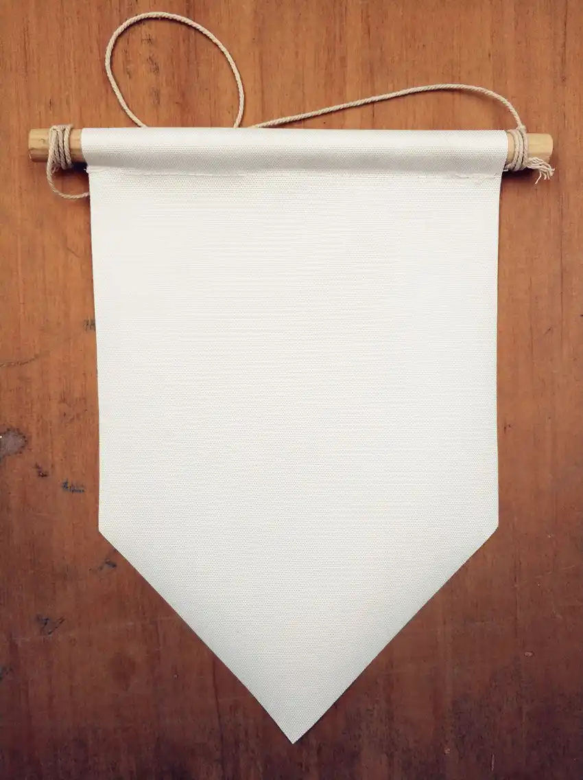 Diy Party Decor Wall Hanging Blank Custom Canvas Flag Banner