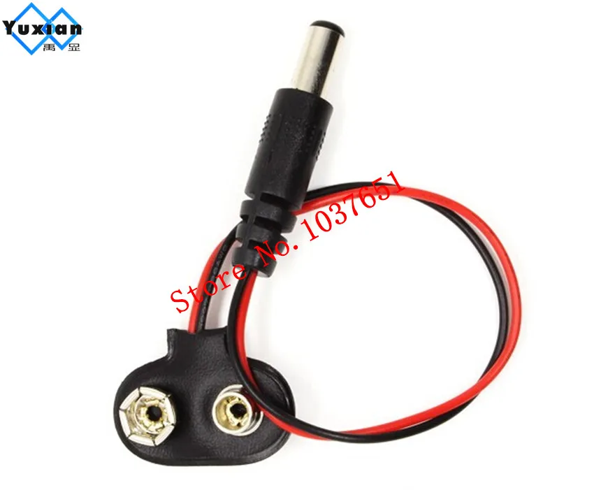 100PCS Experimental 9V Battery Snap Power Cable to DC 9V Clip Male Line Battery Adapter For Arduino Uno R3 DIY Jack Connector
100PCS Experimental 9V Battery Snap Power Cable to DC 9V Clip Male Line Battery Adapter For Arduino Uno R3 DIY Jack Connector