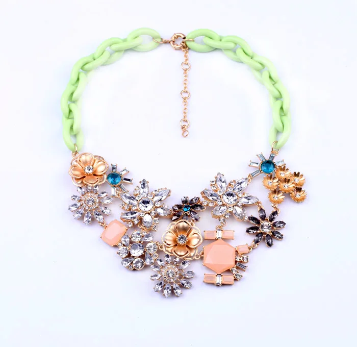 NEW New Hot Sale Jewelry Personalized Latest Imitation Jewelry Factory for Summer Pink & Green Flowers Choker Necklace Maxi
NEW New Hot Sale Jewelry Personalized Latest Imitation Jewelry Factory for Summer Pink & Green Flowers Choker Necklace Maxi