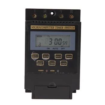 1PC Digital LCD Microcomputer timer switch AC 220V 25A cycle microcomputer time controlled switch waterproof English Version
1PC Digital LCD Microcomputer timer switch AC 220V 25A cycle microcomputer time controlled switch waterproof English Version