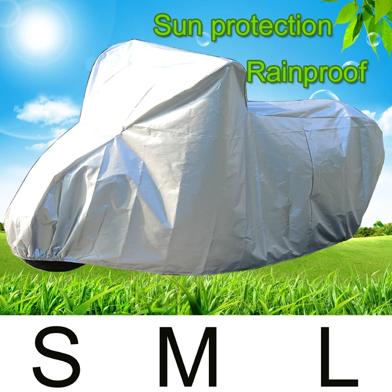 Waterproof Scooter Bike Motorcycle Rain Dust Cover Protect All Silver Reflecting sunlight Sun protection bicycle Cover
Waterproof Scooter Bike Motorcycle Rain Dust Cover Protect All Silver Reflecting sunlight Sun protection bicycle Cover