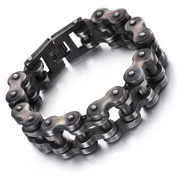 Men Bike Chain Bracelet Stainless Steel Biker Bicycle Motorcycle Link Chain Boy Man Punk Heavy Jewelry Dropshiping
Men Bike Chain Bracelet Stainless Steel Biker Bicycle Motorcycle Link Chain Boy Man Punk Heavy Jewelry Dropshiping
