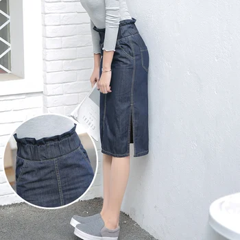 High Waist Elastic Women Skirts Sexy Slim Solid Color Denim Skirts Side Split high waist Office Pencil Skirts for women
High Waist Elastic Women Skirts Sexy Slim Solid Color Denim Skirts Side Split high waist Office Pencil Skirts for women