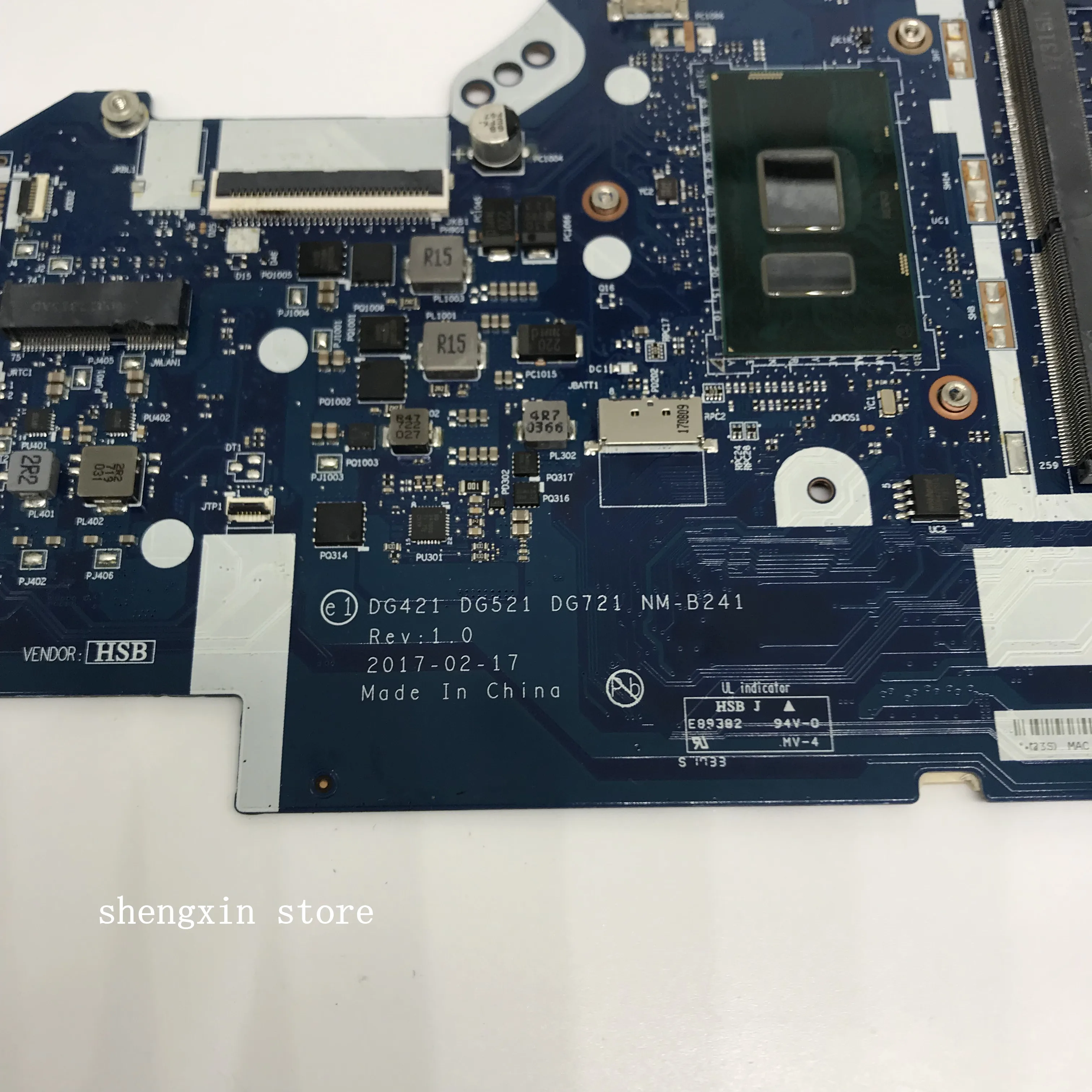 DG421 GD521 DG721 NM-B242 laptop mainboard for Lenovo 320-15ISK 520-15ISK notebook motherboard i5-7200U 4G DDR4
DG421 GD521 DG721 NM-B242 laptop mainboard for Lenovo 320-15ISK 520-15ISK notebook motherboard i5-7200U 4G DDR4