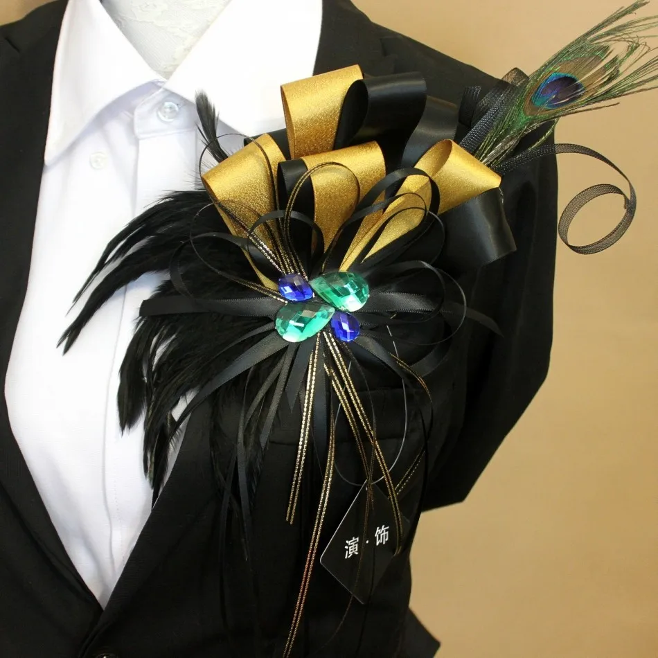 New Free Shipping male woman luxury men's Rhinestone wings withbadgesorepaulets stage golden tassels brooch feather presided
New Free Shipping male woman luxury men's Rhinestone wings withbadgesorepaulets stage golden tassels brooch feather presided