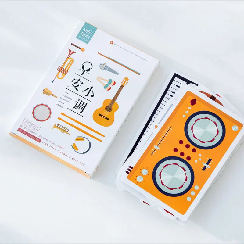 30 pcs/lot novelty Musical Instruments postcard heteromorphism greeting card christmas card birthday message card gift cards
30 pcs/lot novelty Musical Instruments postcard heteromorphism greeting card christmas card birthday message card gift cards
