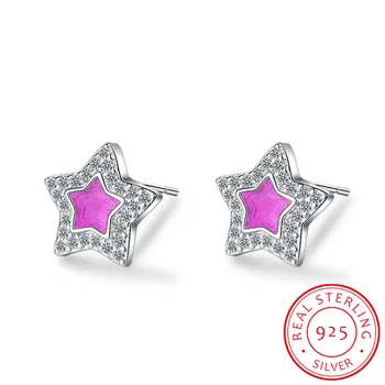Cute Small Red Five Point Star 925 Sterling Silver Screw Stud Earrings For Women Girl Children Kid Jewelry Orecchini Aros Aretes
Cute Small Red Five Point Star 925 Sterling Silver Screw Stud Earrings For Women Girl Children Kid Jewelry Orecchini Aros Aretes