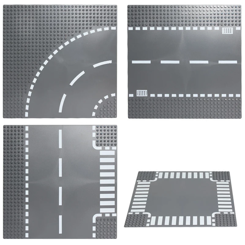 City Road Street Base Plate Straight Crossroad Curve T-Junction Building Blocks Compatible Legoed Technic Baseplate Parts Bricks
City Road Street Base Plate Straight Crossroad Curve T-Junction Building Blocks Compatible Legoed Technic Baseplate Parts Bricks