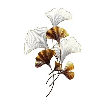 Chinese Wrought Iron Luxury Wall Hanging Ginkgo Wall Craft Decoration Livingroom Sofa Background Mural Porch Mural Ornament R629
Chinese Wrought Iron Luxury Wall Hanging Ginkgo Wall Craft Decoration Livingroom Sofa Background Mural Porch Mural Ornament R629