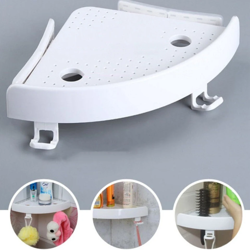 Punch Free Bathroom Organizer Corner Shelf Wall Hanging Bathroom Storage Rack Plastic Shower Storage Shelf Shampoo Holder Rack
Punch Free Bathroom Organizer Corner Shelf Wall Hanging Bathroom Storage Rack Plastic Shower Storage Shelf Shampoo Holder Rack