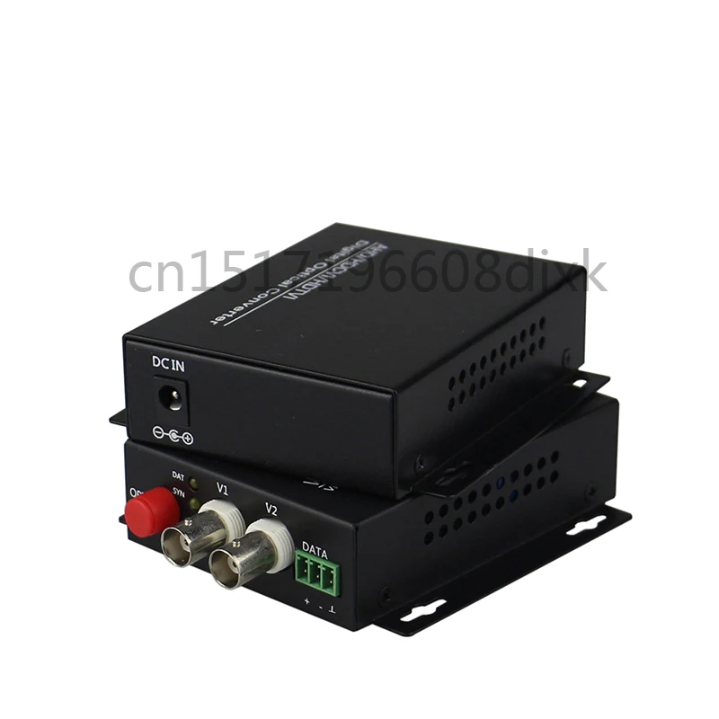 HD video AHD CVI TVI Fiber optical converter, 2-CH 720P 960P video fiber optic transmitter, single-mode single fiber 20KM 
HD video AHD CVI TVI Fiber optical converter, 2-CH 720P 960P video fiber optic transmitter, single-mode single fiber 20KM