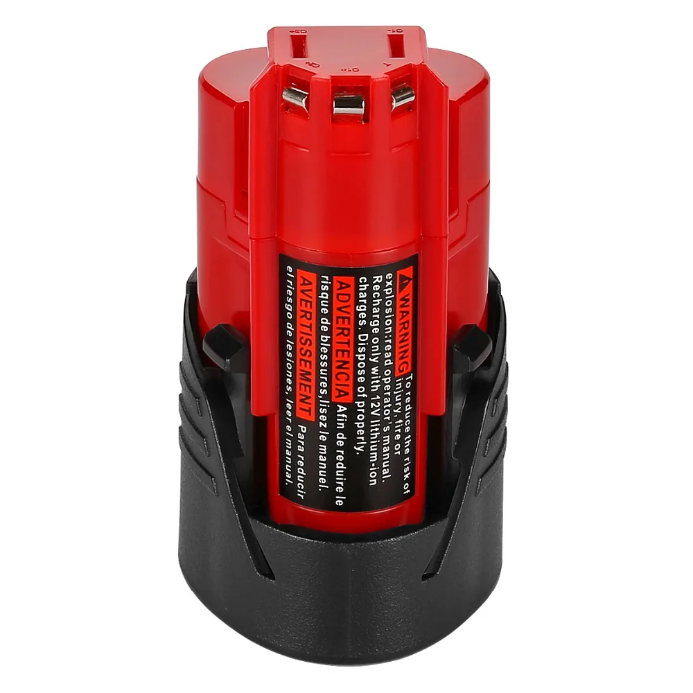 2000mAh 12v M12 Li-ion Cordless Power Tools Battery for Milwaukee 48-11-2401 48-11-2402 48-11-2411 M12 XC FREE SHIP
2000mAh 12v M12 Li-ion Cordless Power Tools Battery for Milwaukee 48-11-2401 48-11-2402 48-11-2411 M12 XC FREE SHIP