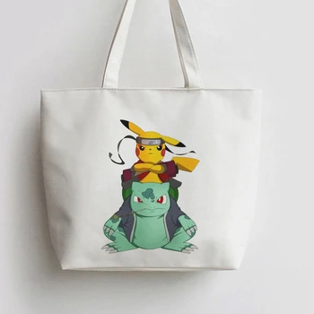 Pokemon Go Japanese Anime Canvas Tote bags Cartoon Shopping bag Shopper Grocery Bag GA404
Pokemon Go Japanese Anime Canvas Tote bags Cartoon Shopping bag Shopper Grocery Bag GA404
