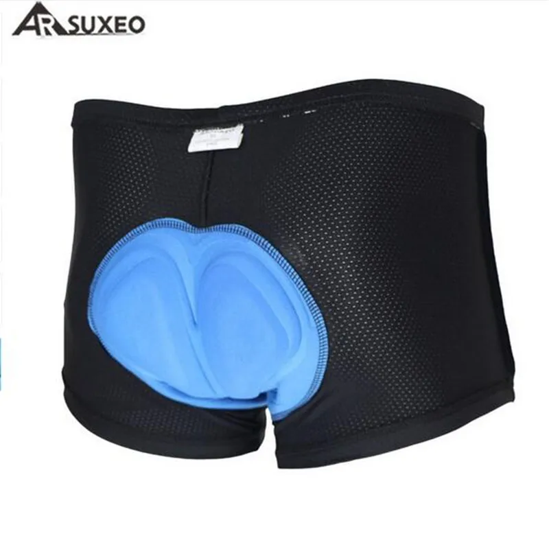 

ARSUXEO Women Ladies Cycling Bike Bicycle Underwear 3D Coolmax Silicone Padded Breathable Quick Dry Sports Shorts Clothing