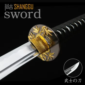 Bamboo Carbon Samurai Sword Martial Arts Black Scabbard Movie Props RPG Supplies Real Sword Katana Souvenir Espada
Bamboo Carbon Samurai Sword Martial Arts Black Scabbard Movie Props RPG Supplies Real Sword Katana Souvenir Espada