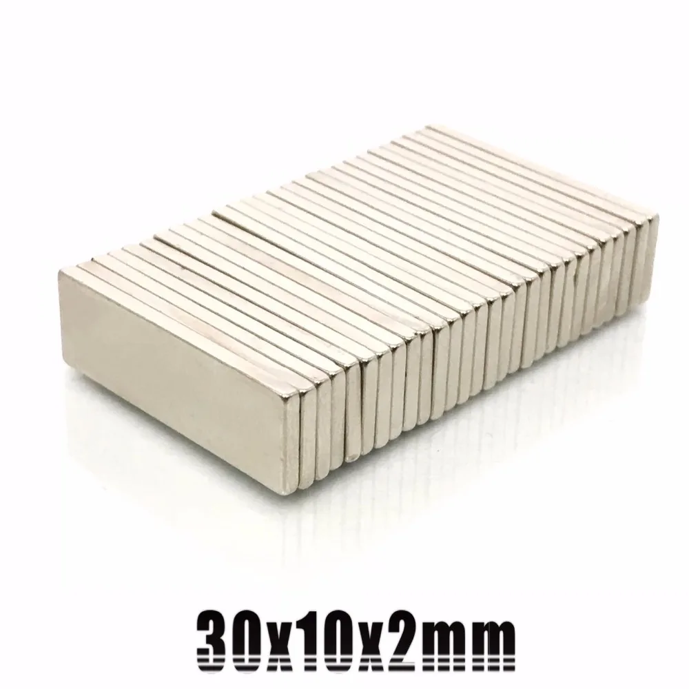 10pcs 30*10*2 Strong Block Cuboid Neodymium Magnets 30x10x2 Rare Earth Neo Magnet N35 30mm x 10mm x 2mm
10pcs 30*10*2 Strong Block Cuboid Neodymium Magnets 30x10x2 Rare Earth Neo Magnet N35 30mm x 10mm x 2mm