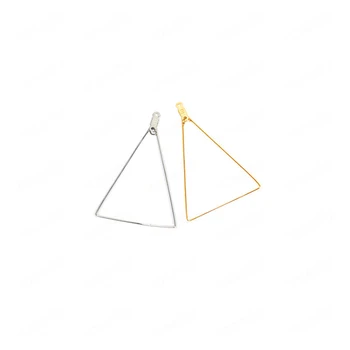 10PCS 52MM Gold Color Plated Brass Wire Triangle Shape Earring Connector Diy Jewelry Findings Earrings Accessories Wholesale
10PCS 52MM Gold Color Plated Brass Wire Triangle Shape Earring Connector Diy Jewelry Findings Earrings Accessories Wholesale