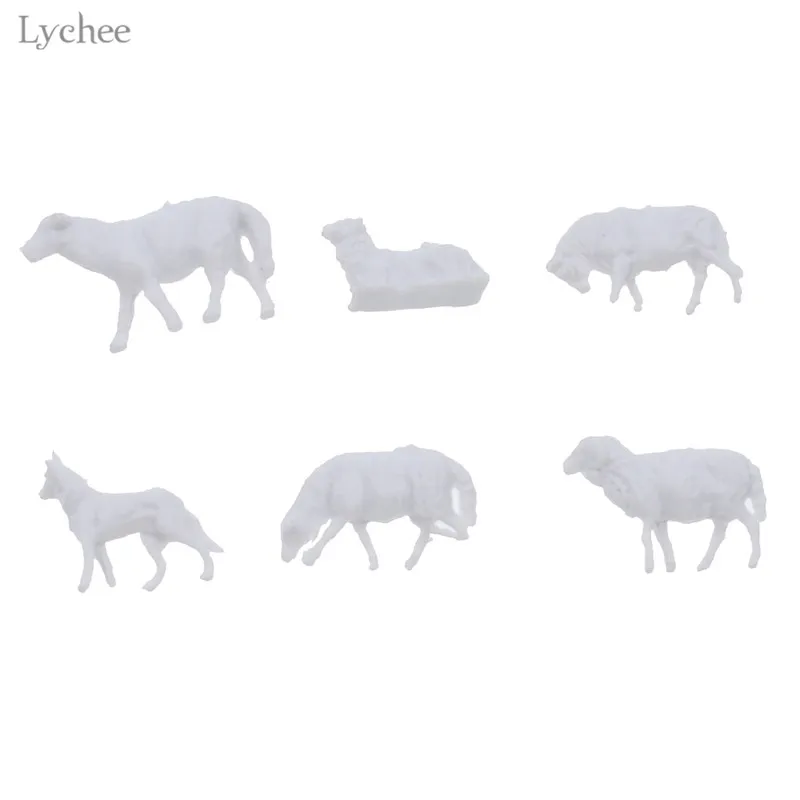 Lychee 60pcs 1:87 UnPainted White Farm Animals Sheep Model Cute Model Building For Boys Kids Lovely Figurines Decoration Crafts
Lychee 60pcs 1:87 UnPainted White Farm Animals Sheep Model Cute Model Building For Boys Kids Lovely Figurines Decoration Crafts