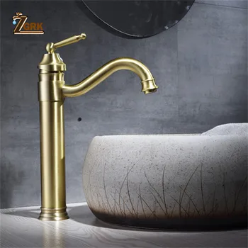 ZGRK Antique Copper 360Rotatable Basin Sink Faucet Bathroom Cold And Hot Water Mixer Tap Single Handle Deck Mounted SLT004LSG
ZGRK Antique Copper 360Rotatable Basin Sink Faucet Bathroom Cold And Hot Water Mixer Tap Single Handle Deck Mounted SLT004LSG