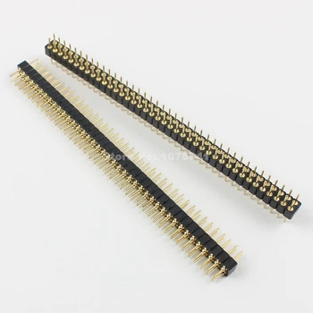 20 Pcs Per Lot Gold Plated 2mm 2x40 Pin 80 Pin Male Double Row Straight Round Pin Header Strip
20 Pcs Per Lot Gold Plated 2mm 2x40 Pin 80 Pin Male Double Row Straight Round Pin Header Strip