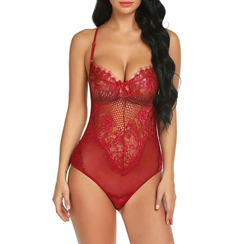 G String Lace Sling Sleepwear Teddies Women Underwear Jumpsuit Pajamas Bodysuits Women Sexy Lingerie Nightwear Underwear
G String Lace Sling Sleepwear Teddies Women Underwear Jumpsuit Pajamas Bodysuits Women Sexy Lingerie Nightwear Underwear