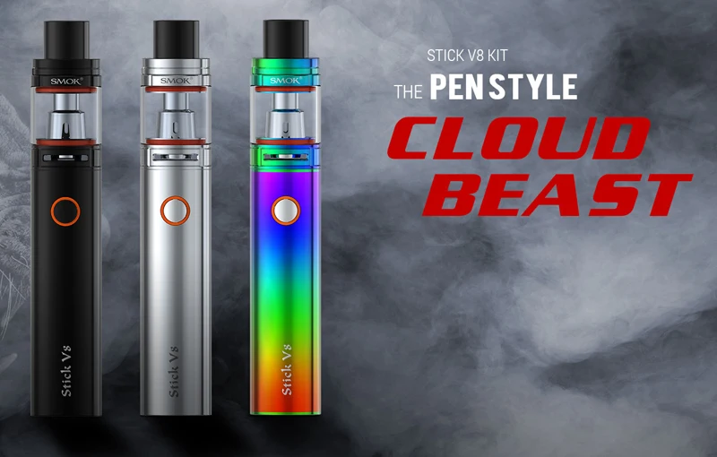 Original Vape Pen SMOK Stick V8 Kit E Electronic Cigarette EGO AIO